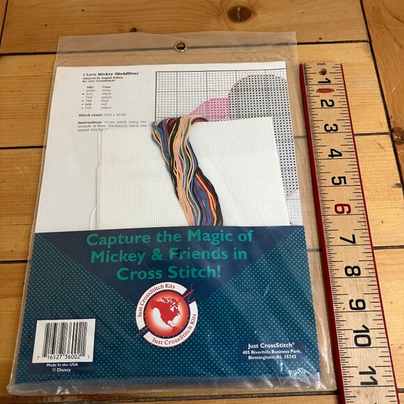 I Love Mickey Just CrossStitch Kit #36002 Disney Counted Cross Stitch - Picture 3 of 3